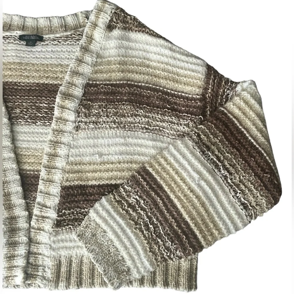 🩵Wild Fable Cropped Cardigan - Size Women’s Medium - Picture 5 of 7